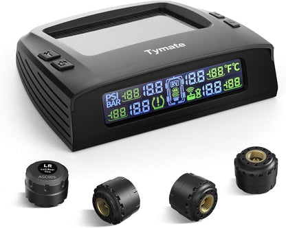 Tire Pressure Monitoring System Automotive Universal Wireless Solar