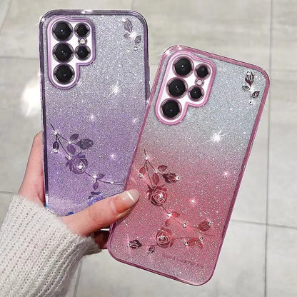 Samsung A52 Electroplating Gradient Glitter Case