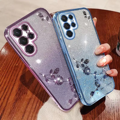Samsung A52 Electroplating Gradient Glitter Case