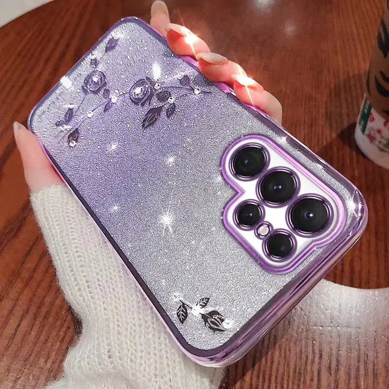 Samsung A52 Electroplating Gradient Glitter Case